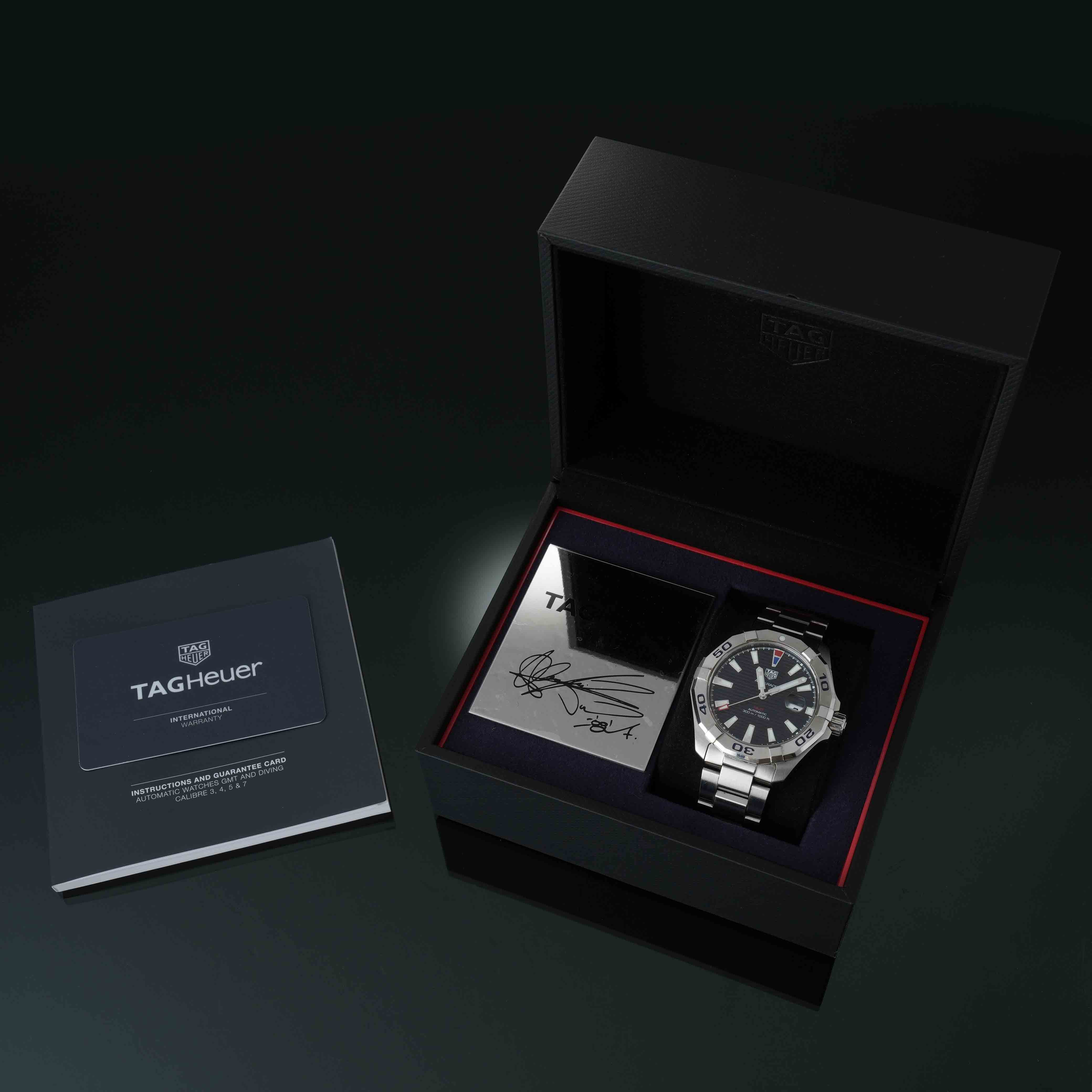 TAG Heuer(USED)태그호이어 WAY2016 아쿠아레이서 손흥민 에디션 B